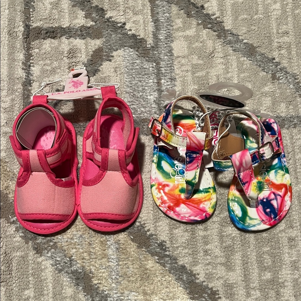 Colorful Kids Sandals Set